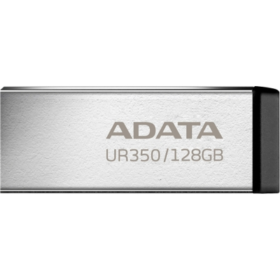 USB флеш накопичувач ADATA 128GB UR 350 Silver/Black USB 3.2 (UR350-128G-RSR/BK)