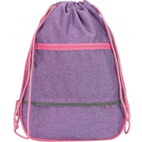 Cool For School Shoe Bag with 2 Zippers and "CFS" Extension, Purple (CF85759-12)