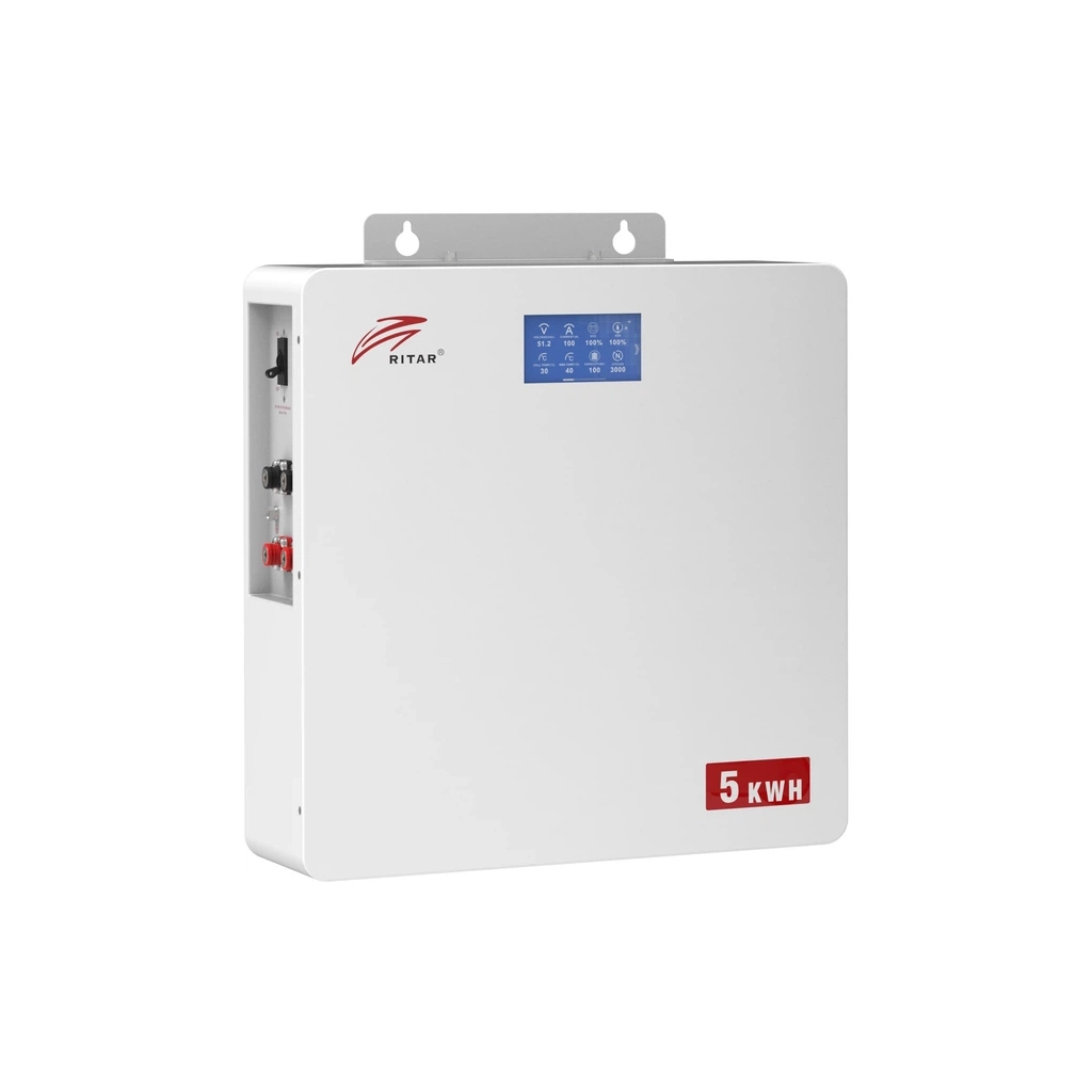 Батарея LiFePo4 Ritar 51.2V 100Аh 5кWh (GE-W5KWH-51.2V) Батарея LiFePo4 Ritar 51.2V 100Аh 5кWh (GE-W5KWH-51.2V)