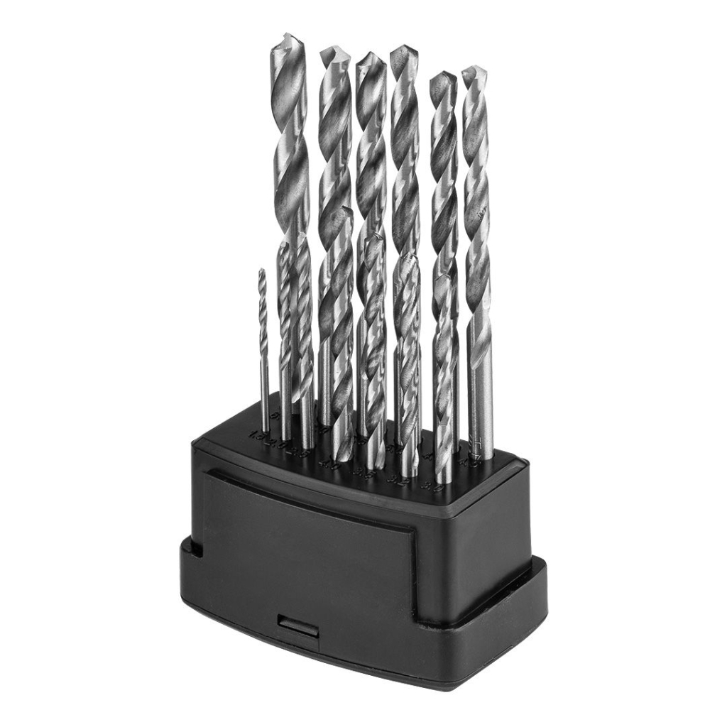 Набір свердл Graphite по металу, HSS-G, 1.5–6.5мм, кейс, 13шт (54T915)