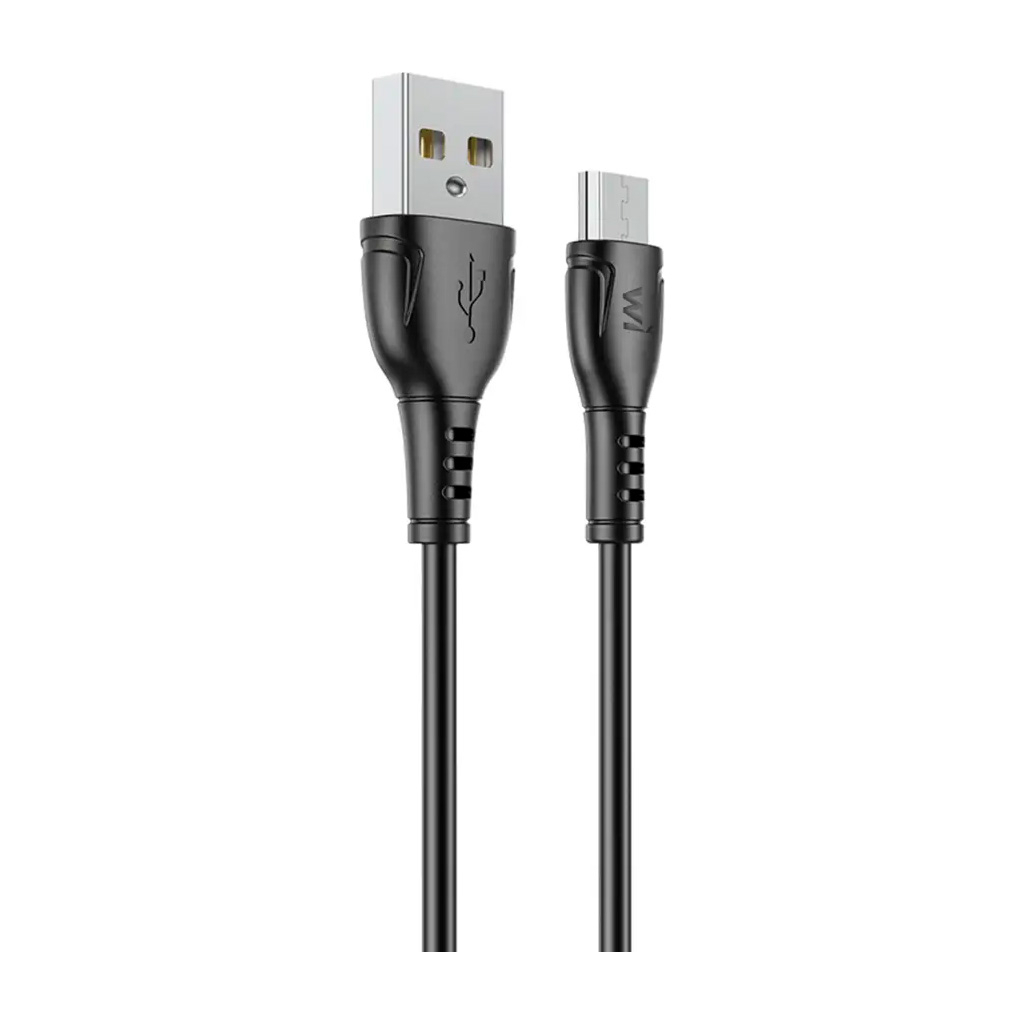 Дата кабель USB 2.0 AM to Micro 5P 1.0m PVC black Wibrand (WI.DC/BO1B-UM) Дата кабель USB 2.0 AM to Micro 5P 1.0m PVC black Wibrand (WI.DC/BO1B-UM)