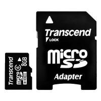 Карта пам'яті Transcend 8Gb microSDHC class 6 (TS8GUSDHC6)