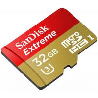 Карта пам'яті SanDisk 32GB microSDHC Class 10 UHS-I U3 (SDSDQXN-032G-G46A)