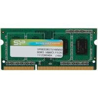 Модуль пам'яті для ноутбука SoDIMM DDR3 2GB 1600 MHz Silicon Power (SP002GBSTU160W02)