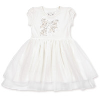 Плаття дитяче Breeze з бантиком з страз (6283-92G-cream)