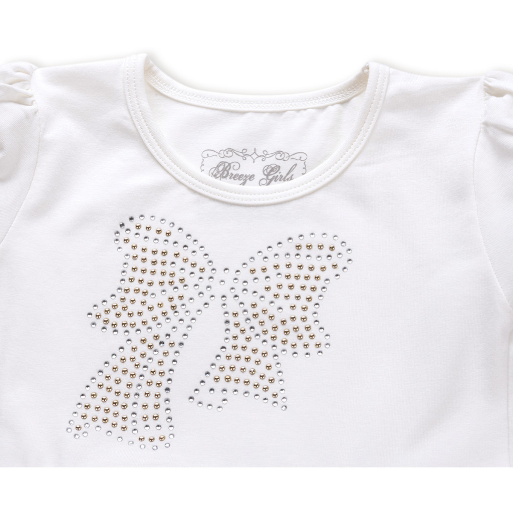 Плаття дитяче Breeze з бантиком з страз (6283-92G-cream)