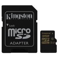 Карта пам'яті Kingston 32GB microSDHC class 10 UHS-I U3 4K (SDCG/32GB)