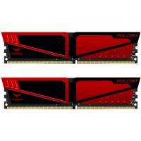 Модуль пам'яті для комп'ютера DDR4 32GB (2x16GB) 3200 MHz Team T-Force Vulcan Red Team (TLRED432G3200HC16CDC01)