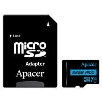 Карта пам'яті Apacer 32GB microSDHC class 10 UHS-I U1 V10 (AP32GMCSH10U6-R)