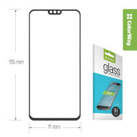 Скло захисне ColorWay 9H FC glue ColorWay Huawei Honor 8X black (CW-GSFGH8X-BK)