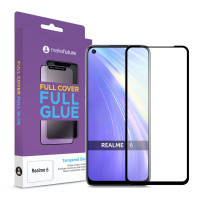Скло захисне MakeFuture Realme 6 Full Cover Full Glue (MGF-R6)