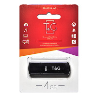USB флеш накопичувач T&G 4GB 011 Classic Series Black USB 2.0 (TG011-4GBBK)