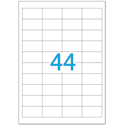 Етикетка самоклеюча Tama 48,3х25,4 (44 на листі) с/кл (100листів) (18264)