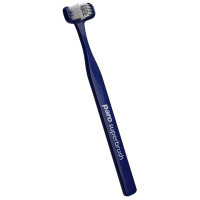 Toothbrush Paro Swiss Superbrush three-sided blue (7610458007242-dark-blue)