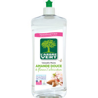 Manual dishwashing liquid L'Arbre Vert Sweet Almond and Apricot Blossom 750 ml (3450601028311/3450601047237)