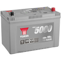 Car battery Yuasa 12V 100Ah Silver High Performance Battery (YBX5335)