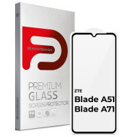 Скло захисне Armorstandart Full Glue ZTE Blade A51 / A71 Black (ARM65500)