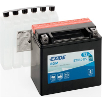 Car battery EXIDE AGM 12Ah (+/-) (200EN) (ETX14-BS)