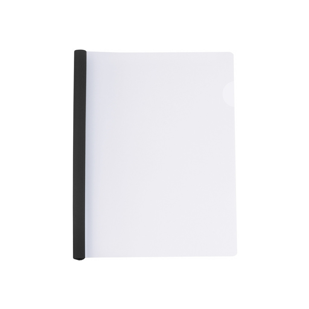 Папка-швидкозшивач Economix А4 з планкою-затиском 15 мм (2-95 аркушів), чорна (E31211-01) Папка-швидкозшивач Economix А4 з планкою-затиском 15 мм (2-95 аркушів), чорна (E31211-01)