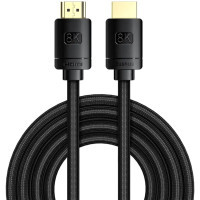 Кабель мультимедійний HDMI to HDMI 3.0m V2.1 Baseus (WKGQ000201)