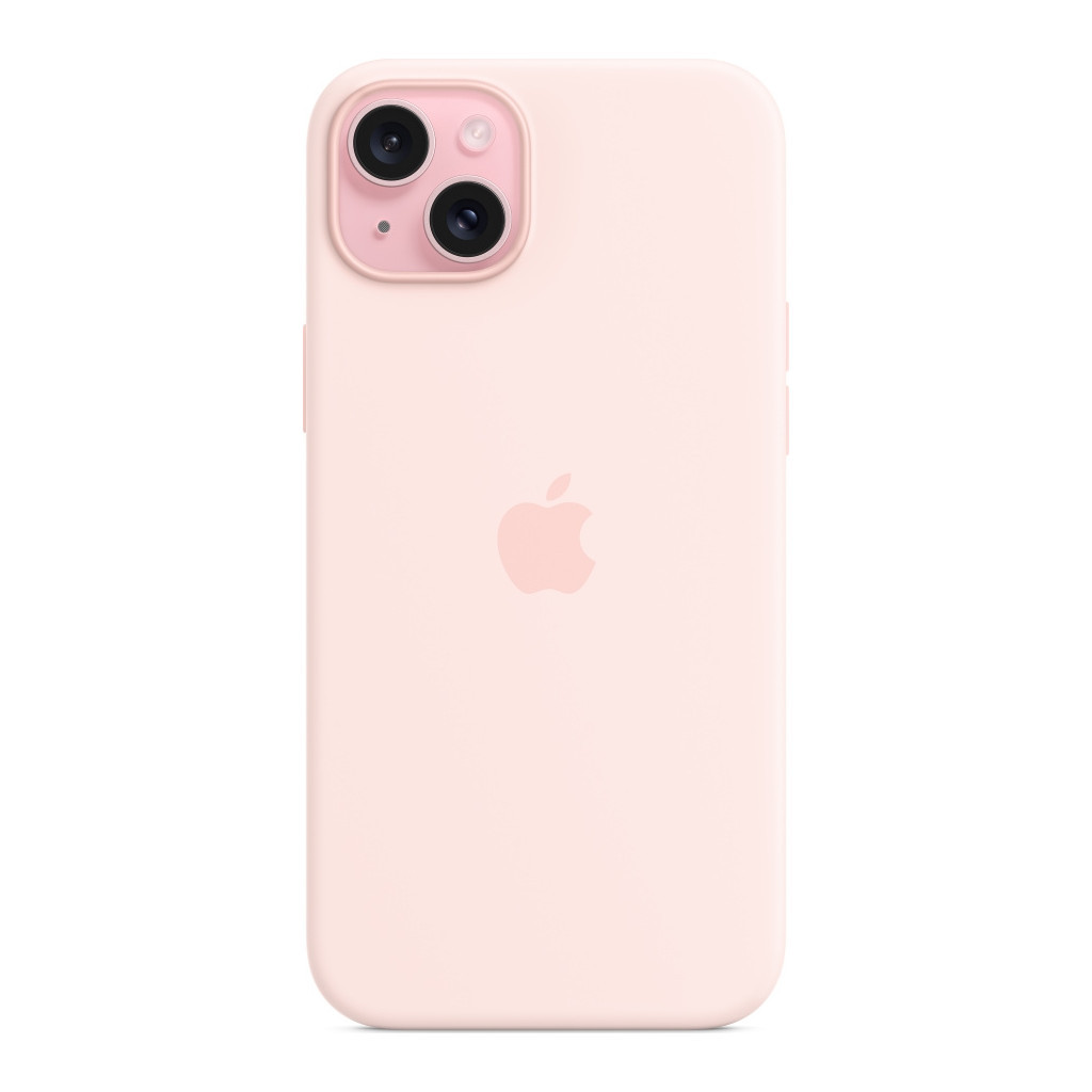 Чохол до мобільного телефона Apple iPhone 15 Plus Silicone Case with MagSafe Light Pink (MT143ZM/A) Чохол до мобільного телефона Apple iPhone 15 Plus Silicone Case with MagSafe Light Pink (MT143ZM/A)