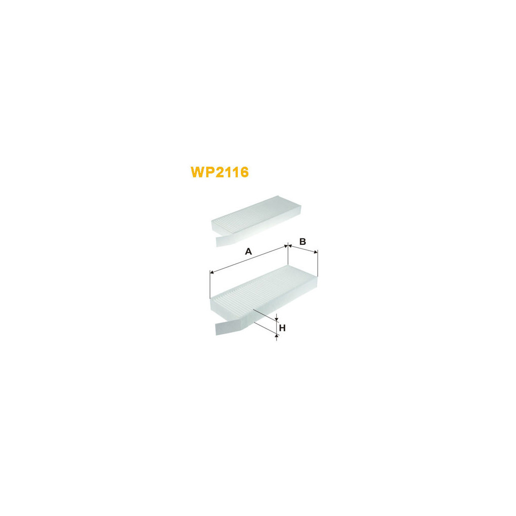 Фільтр салону Wixfiltron WP2116