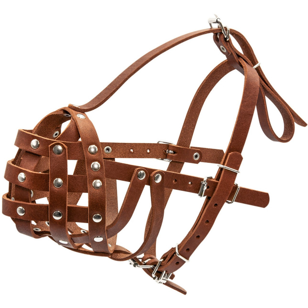 Намордник для собак Collar твердий (боксер великий) коричневий (05996) Намордник для собак Collar твердий (боксер великий) коричневий (05996)