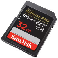 Карта пам'яті SanDisk 32GB SD class 10 UHS-I U3 V30 Extreme PRO (SDSDXXO-032G-GN4IN)