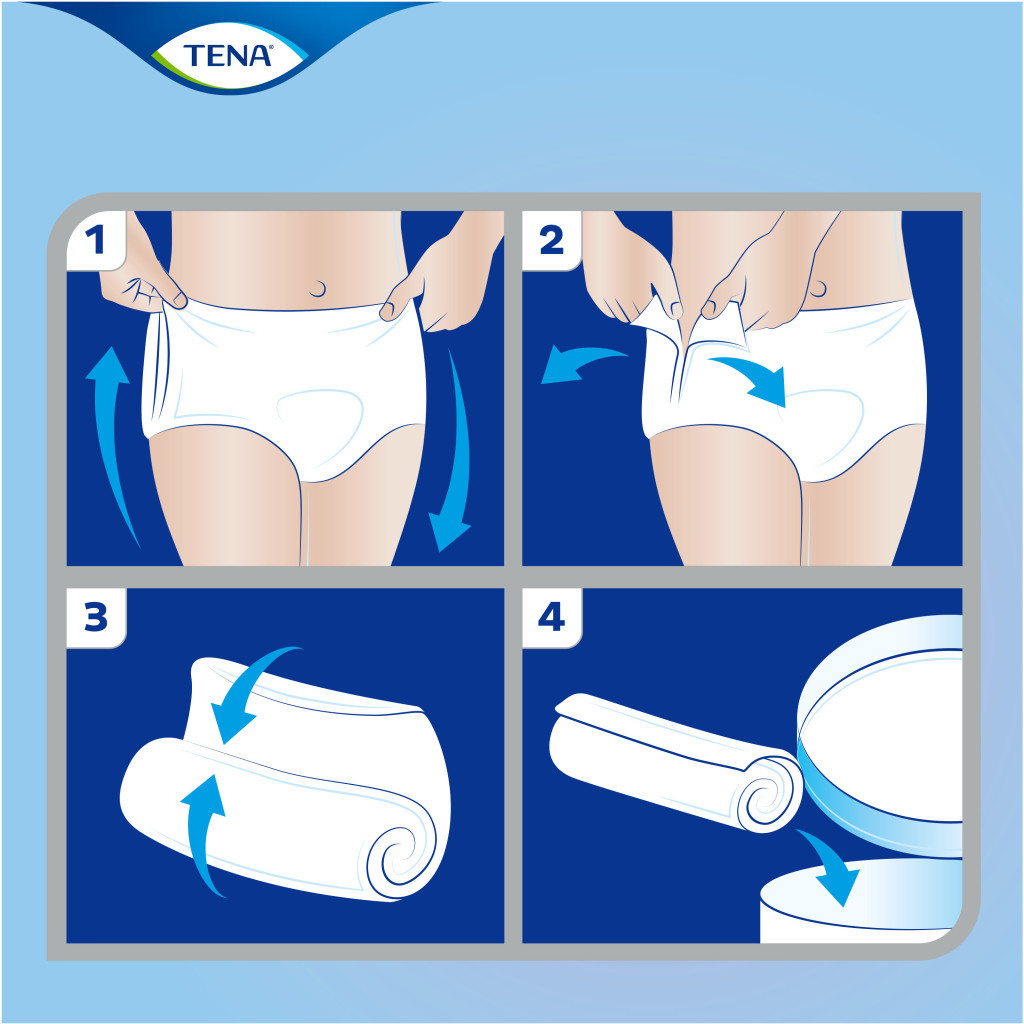 Підгузки для дорослих Tena Pants Plus XL 12 (7322541773643)