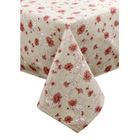 Tablecloth Provence Bordeaux flowers Mistress 180x136 cm (4823093450929)