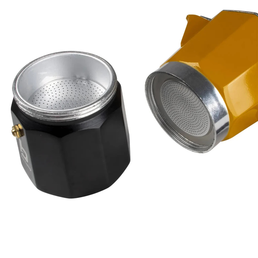 Гейзерна кавоварка Bo-Camp Hudson 6-cups Yellow/Black (2200522)