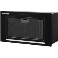 Kitchen hood GRANADO Palamos 4613-700 Black glass (GCH461370011)