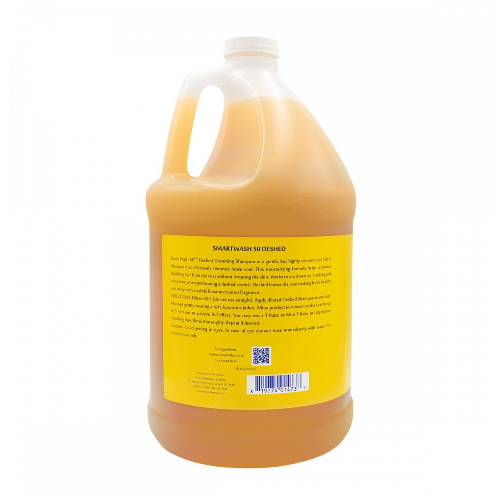 Шампунь для тварин Chris Christensen Smartwash 50 De-Shed для полегшення линяння 3.8 л (819774014737) Шампунь для тварин Chris Christensen Smartwash 50 De-Shed для полегшення линяння 3.8 л (819774014737)