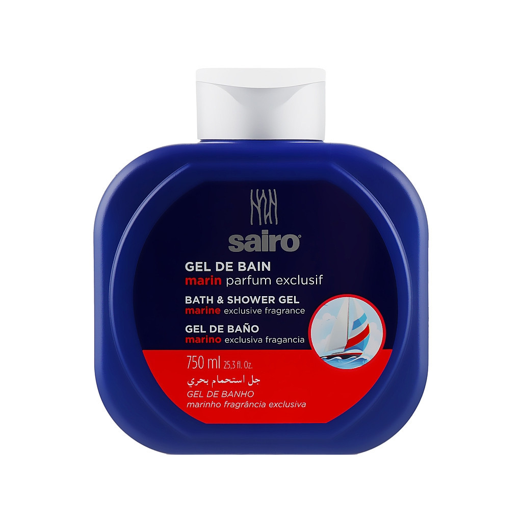 Гель для душу Sairo Bath And Shower Gel Винятковий морський аромат 750 мл (8433295049348)