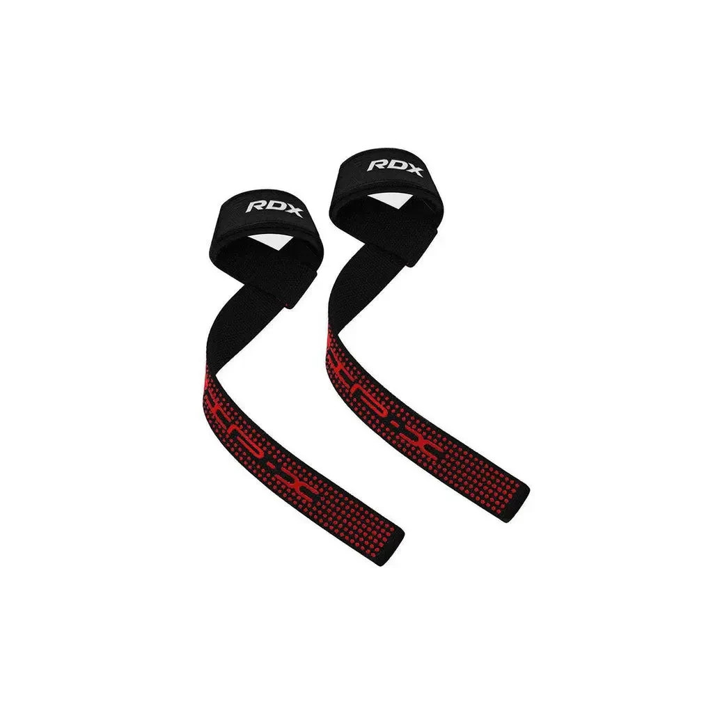 Кистьові лямки RDX S4 Gym Cotton Gel Straps Blue Plus (WAC-S4U+)