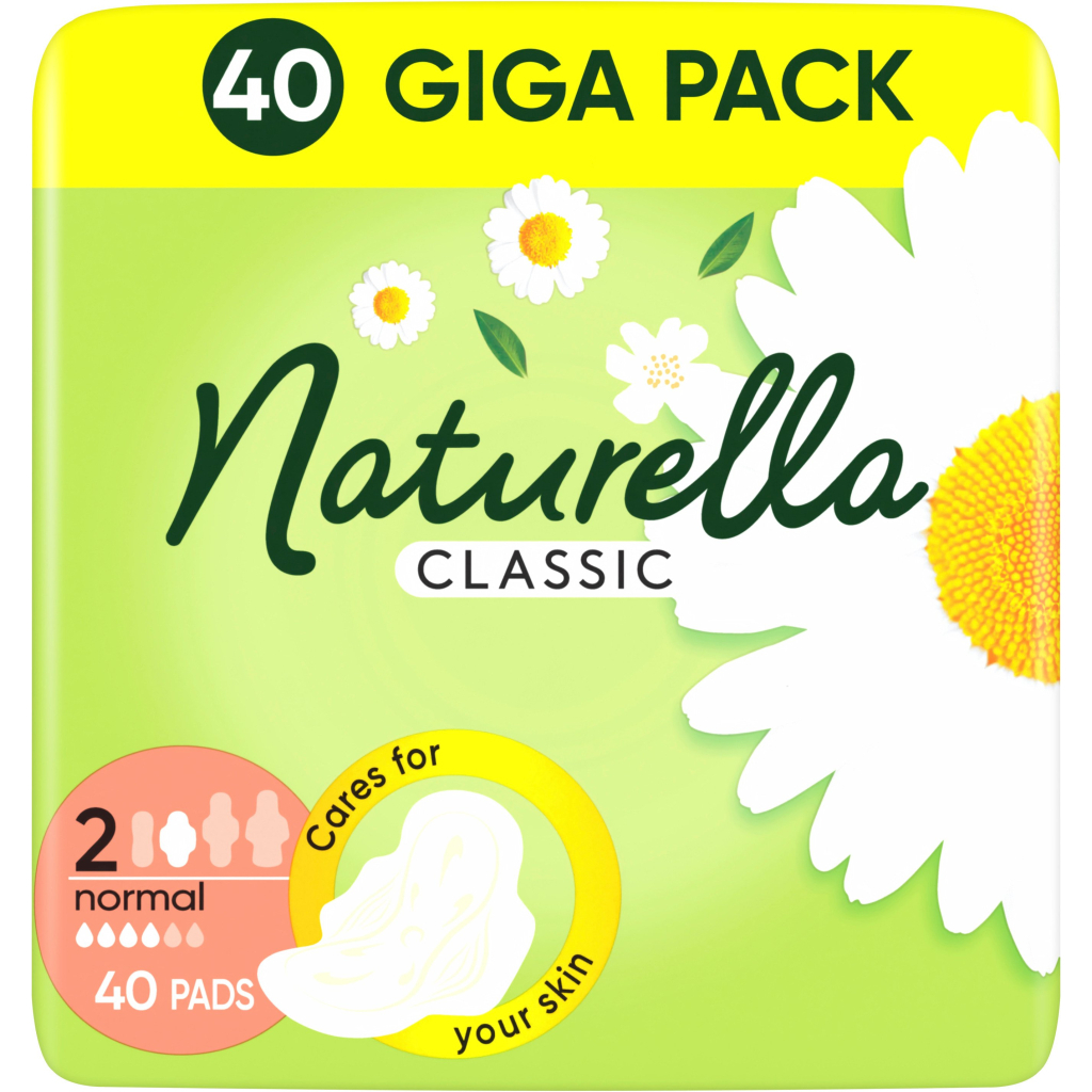 Гігієнічні прокладки Naturella Classic Normal (Розмір 2) 40 шт. (8006540970102)
