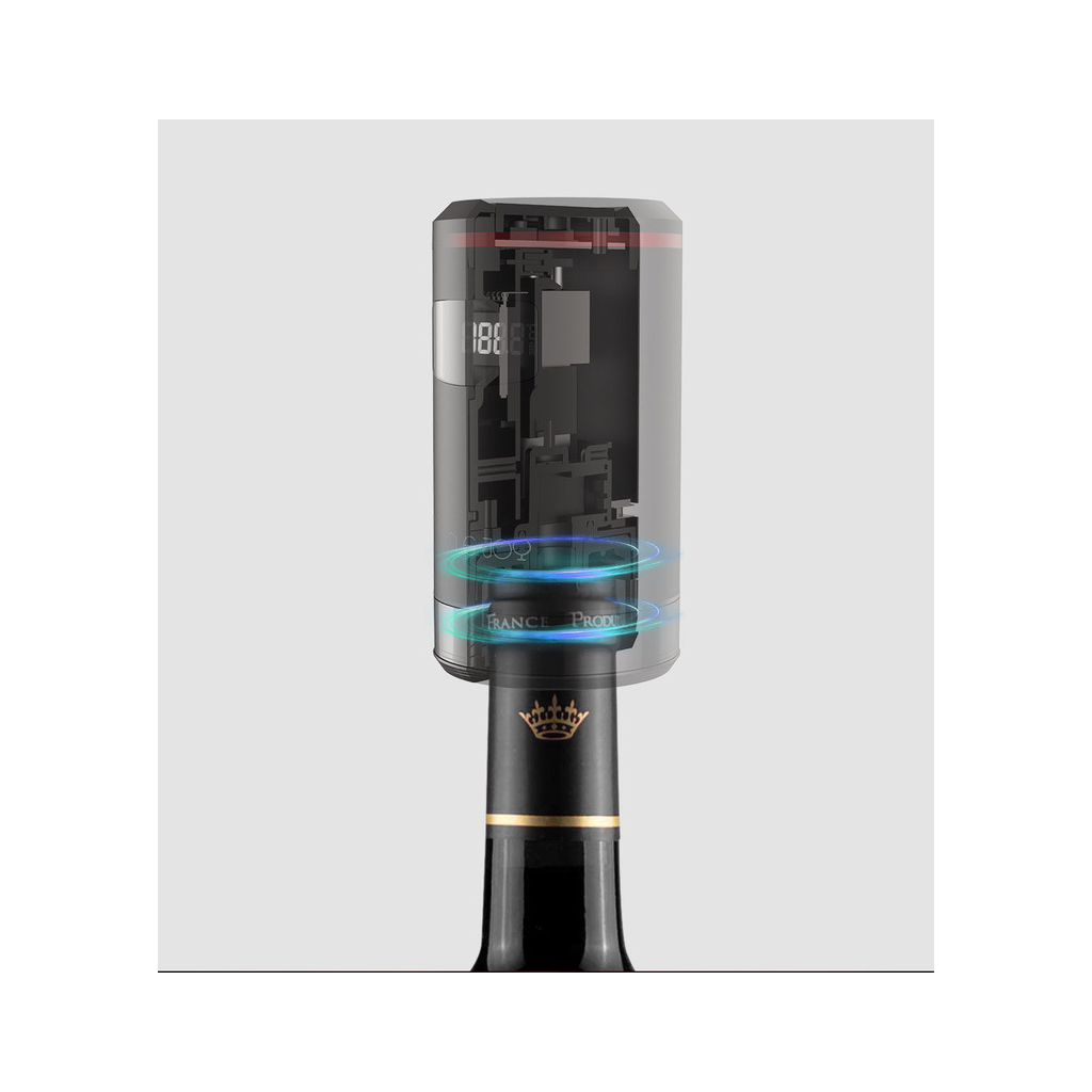 Аксесуар кухонний Xiaomi стопор для вина Circle Joy Electric Wine Bottle Opener Blac (CJ-JFS03)