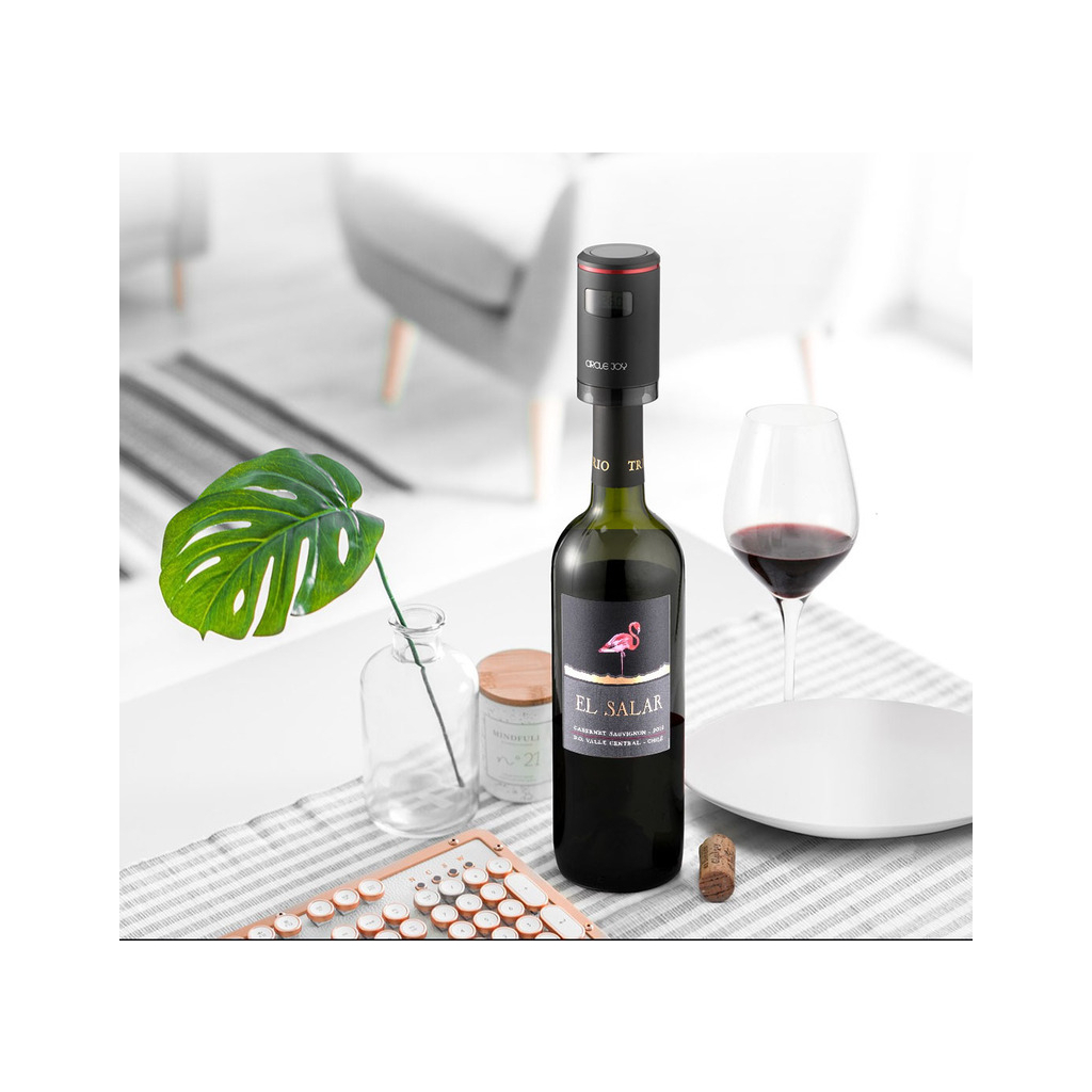 Аксесуар кухонний Xiaomi стопор для вина Circle Joy Electric Wine Bottle Opener Blac (CJ-JFS03)