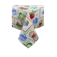 Provence tablecloth CUPCAKE blue 120x136 (035573)