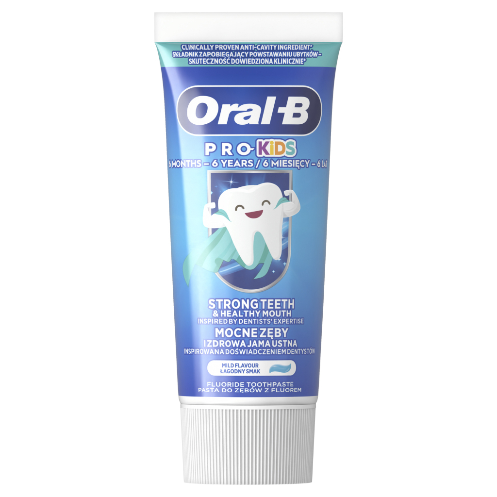 Дитяча зубна паста Oral-B Pro Kids для дітей до 6 років 50 мл (8700216089715)