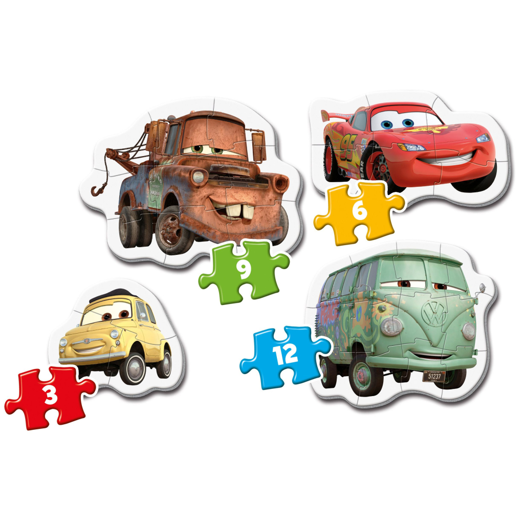 Пазл Clementoni 4 в 1 Cars, серія My First Puzzles (20804) Пазл Clementoni 4 в 1 Cars, серія My First Puzzles (20804)