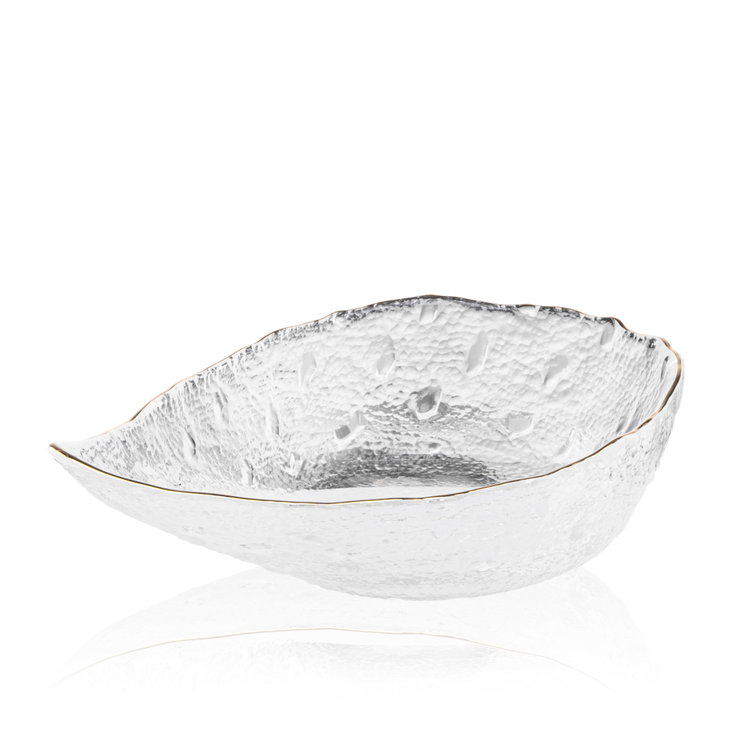 Салатник Ardesto Leaf 17.5см, скло, прозорий (AR5008)