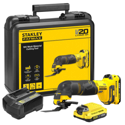 Реноватор Stanley FatMax,18В, 2x2Ah, Li-Ion, 8000-18000 об/хв, 1.40 кг (SFMCE500D2K)