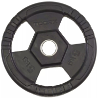 Диск для штанги Toorx 1 кг 25 мм Чорний (DGG-1) (931404)
