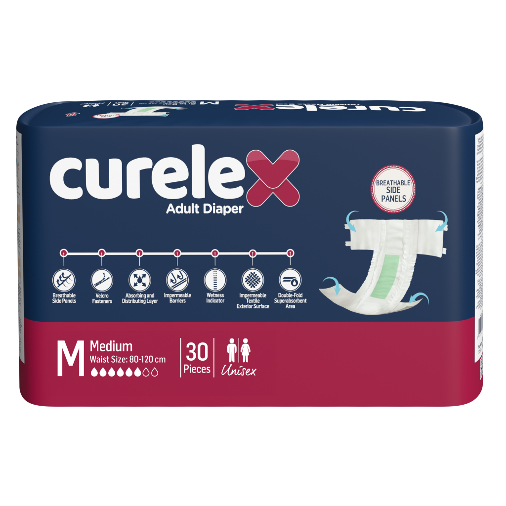 Підгузки для дорослих Curelex Medium 30 шт (8697405346790)