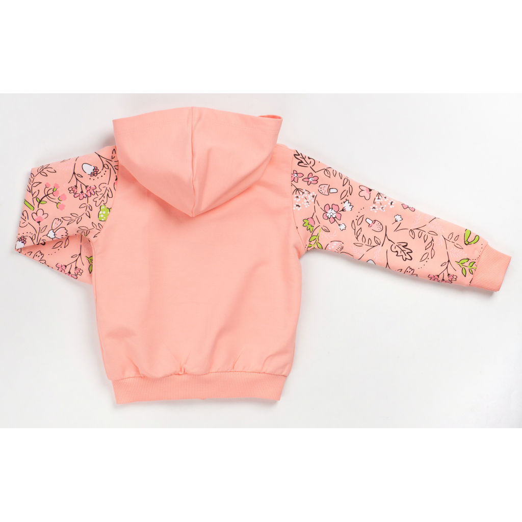 Кофта дитяча Breeze з квіточками (18051-80G-peach)