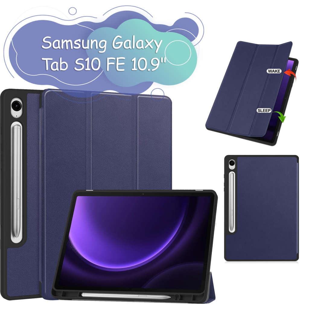 Чохол до планшета BeCover Flexible TPU Mate Samsung Galaxy Tab S10 FE (SM-X520/SM-X526) 10.9" Deep Blue (713264)