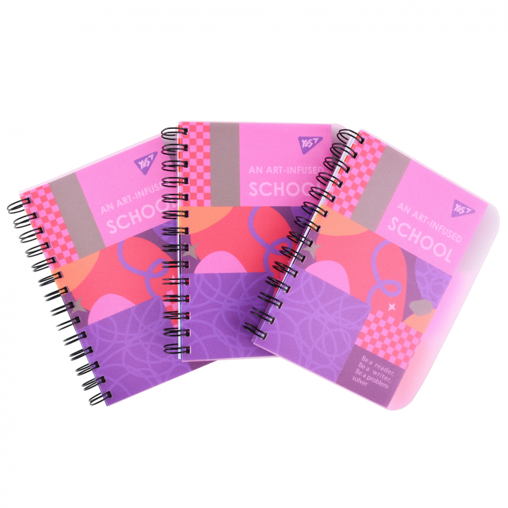 Блокнот Yes В6 Art-infused 144 аркуша пластикова обкладинка (681989)