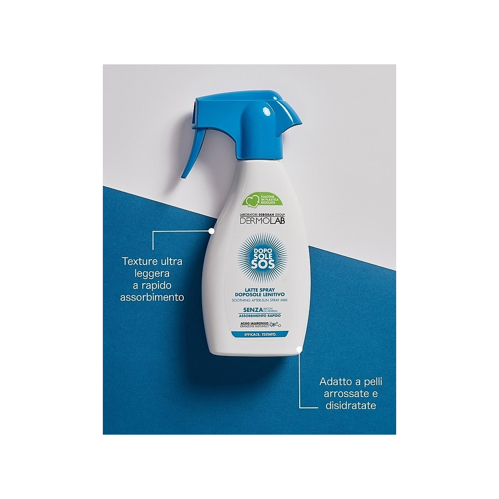 Засіб після засмаги Dermolab Latte Spray Заспокійливе молочко-спрей 250 мл (8009518491951)