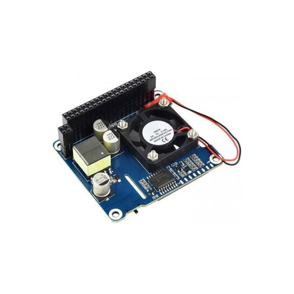 Плата розширення для Мікро ПК Waveshare Плата розширення PoE HAT для Raspberry Pi 4 (WAV-18014)